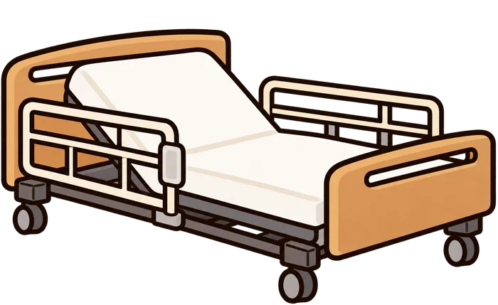 介護ベッドのイラスト